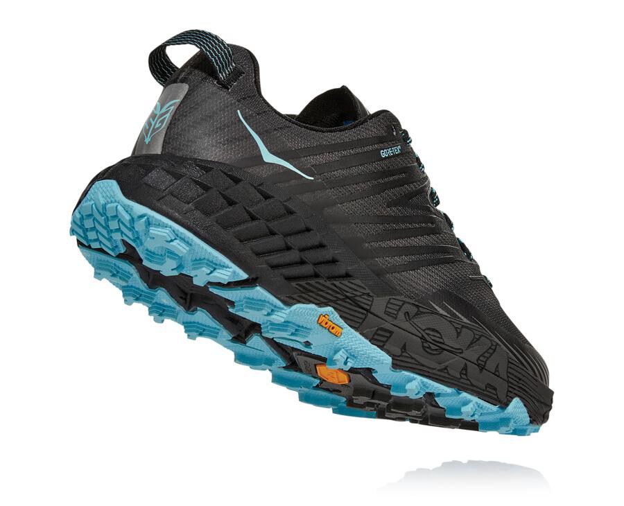 Hoka One One Speedgoat 4 Gore-Tex Trailskor Dam - Svarta - EMQCT-7054